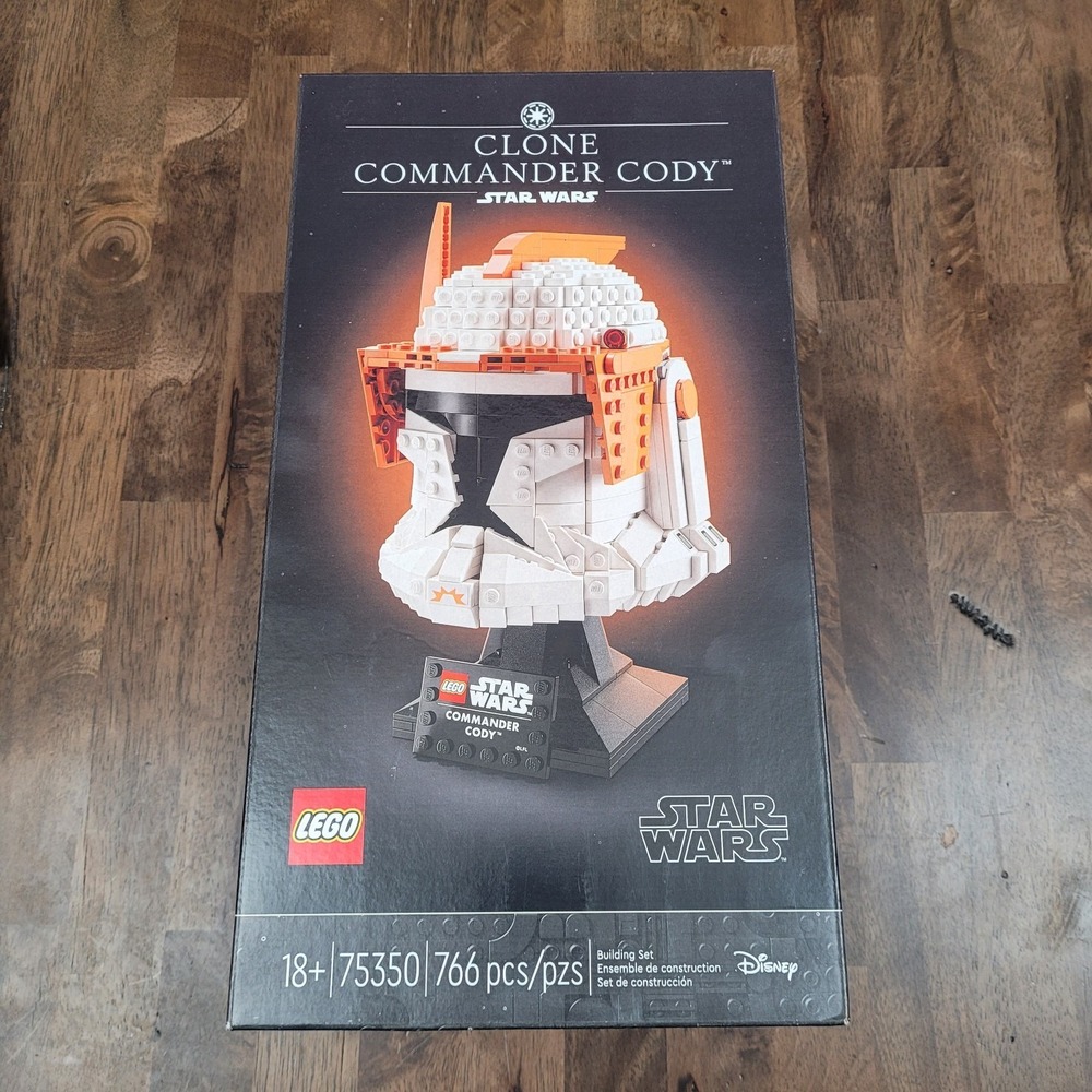 Lego Star Wars Commander Cody Helmet Set #75350 766 Pieces Retired New Sealed